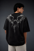 Fallen Angel Oversized T-Shirt – Vintage Black